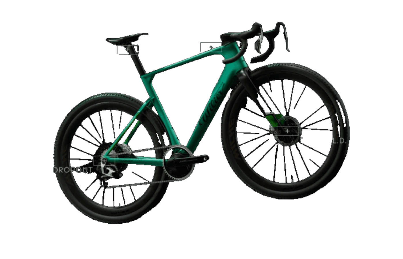 SRAM Rival XPLR AXS E1 1x13s (Alloy Stemma S2) (E628VYD) build